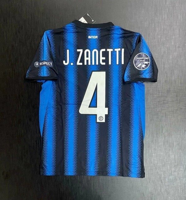 Producto - CAMISETA INTER IMPORTADA TITULAR RETRO 2010/2011 #4 J.ZANETTI - 1