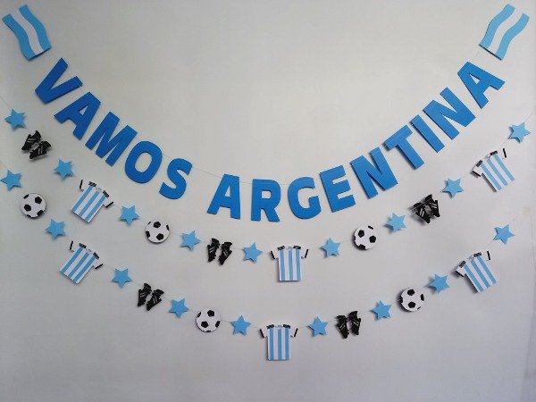Producto - Guirnaldas de Futbol x 3