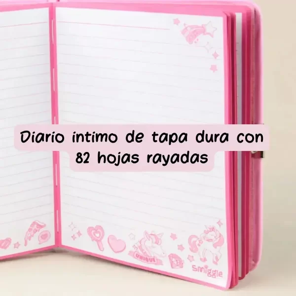 Producto - Diario intimo con candado UNIQUE - 5