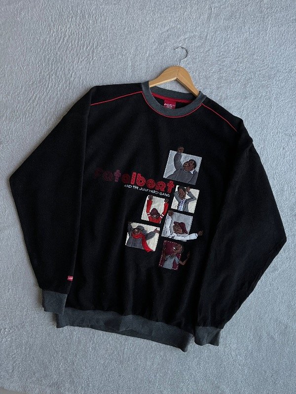Producto - CREWNECK VINTAGE PLATINUM FUBU FAT ALBERT AND THE JUNYARD GANG (2XL)