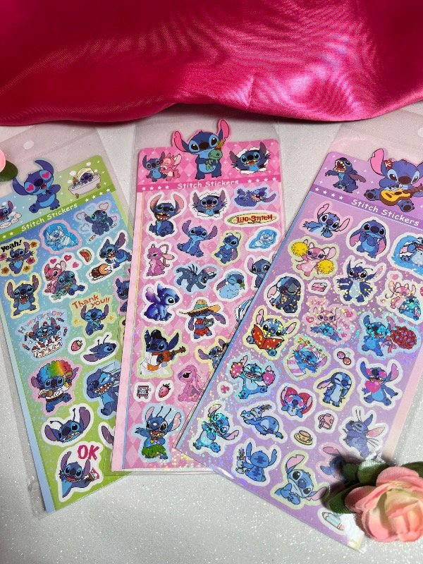 Producto - Stickers holograficos stich