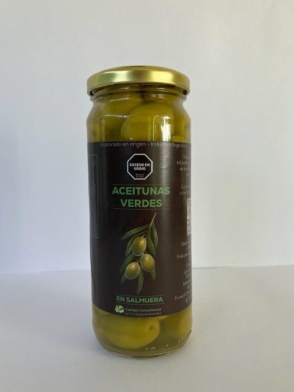 Producto - Aceitunas Verdes en Salmuera Agroecológicas - 250grs