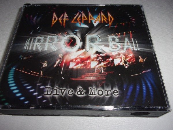 Producto - 2 CD + DVD DEF LEPPARD MIRROR BALL LIVE AND MORE FAT BOX USA NM 35B