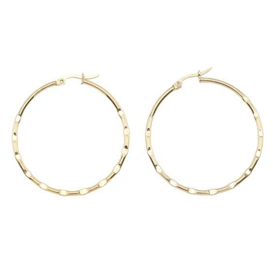 Producto - ARGOLLA ACERO DORADOS N30