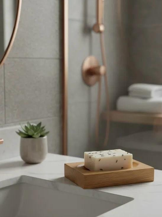 Producto - Jabonera Shampoo Solido O Jabón En Madera Eucalipto