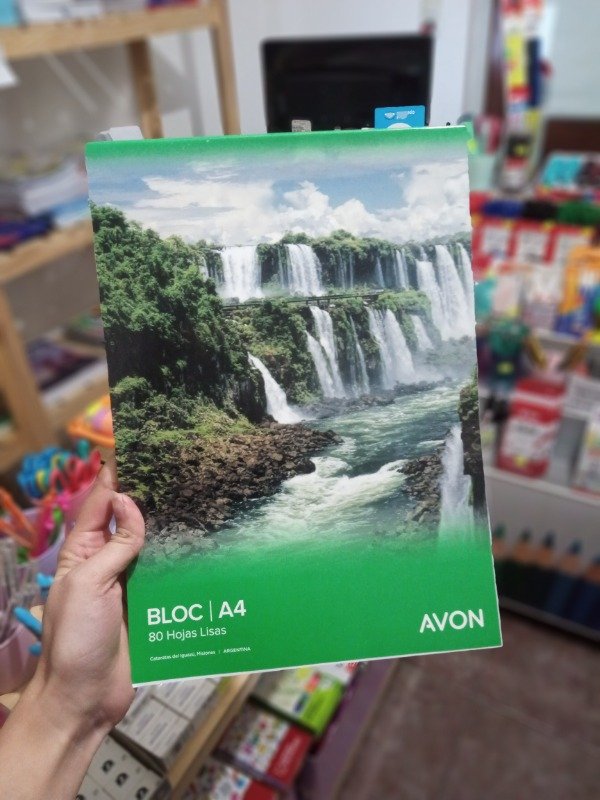 Producto - Block Ledesma Avon A4 peg x80h. liso