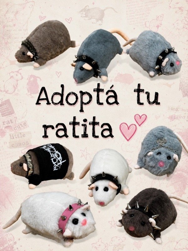 Producto - Rata punk peluche - 0