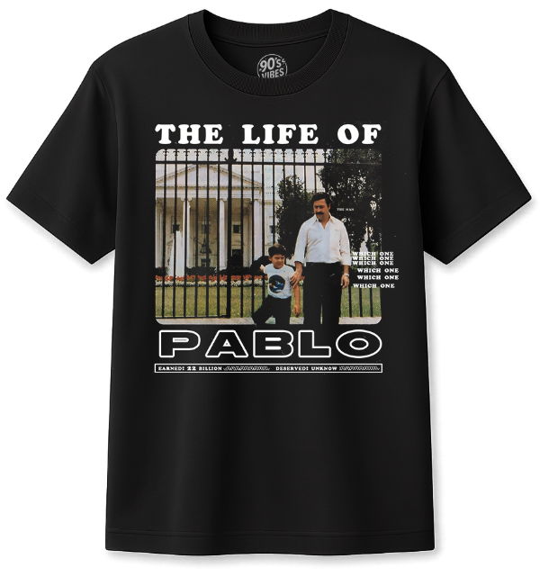 Producto - Remera Pablo Escobar USA Casa Blanca