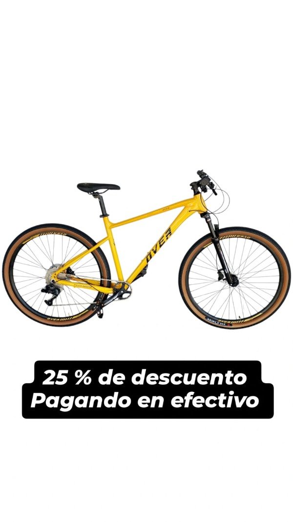 Producto - BICICLETA RDO29 OVERTECH PEREGRINE AMARILLA