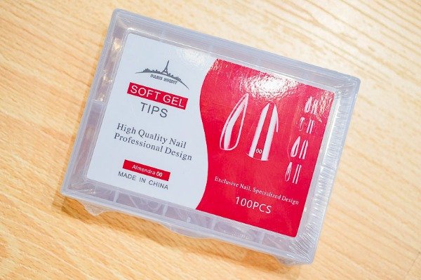 Producto - TIPS SOFT GEL ALMENDRA N00 PARIS NIGTH 100 UNIDADES