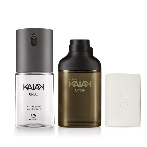 Producto - Combo Kaiak Urbe Masculino (Spray + Perfume 25ml + Jabón)