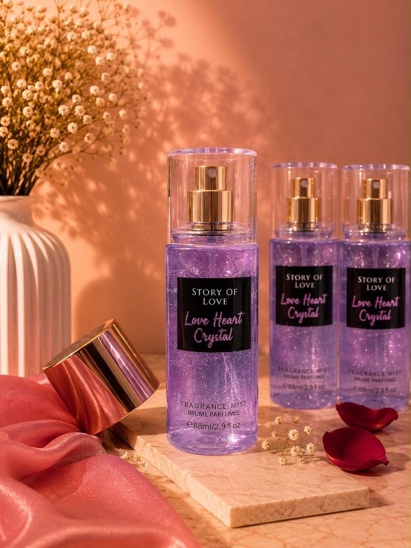 Producto - MINI BODY SPLASH 90ML - LOVE HEART CRYSTAL