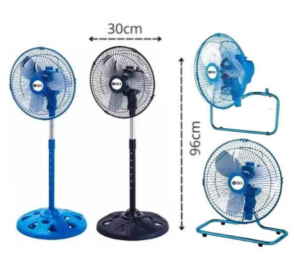 Producto - Ventilador de 10" 3 en 1 IBEK con 3 palas de Acero