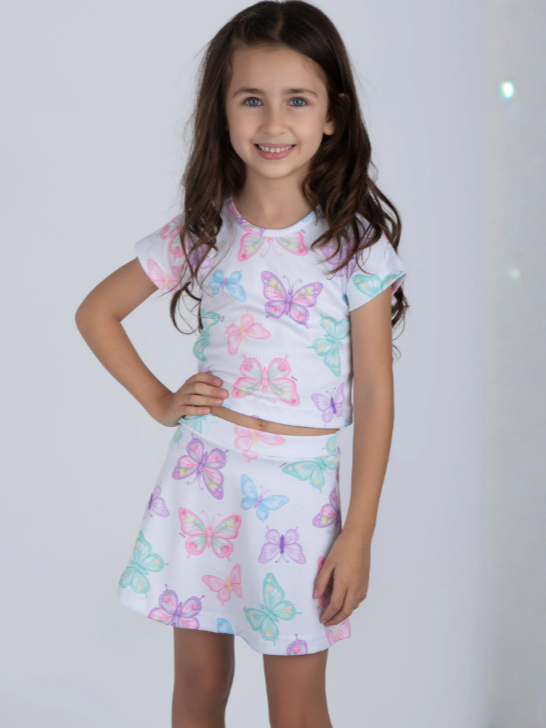Producto - Pollera short mariposa tiza - 0