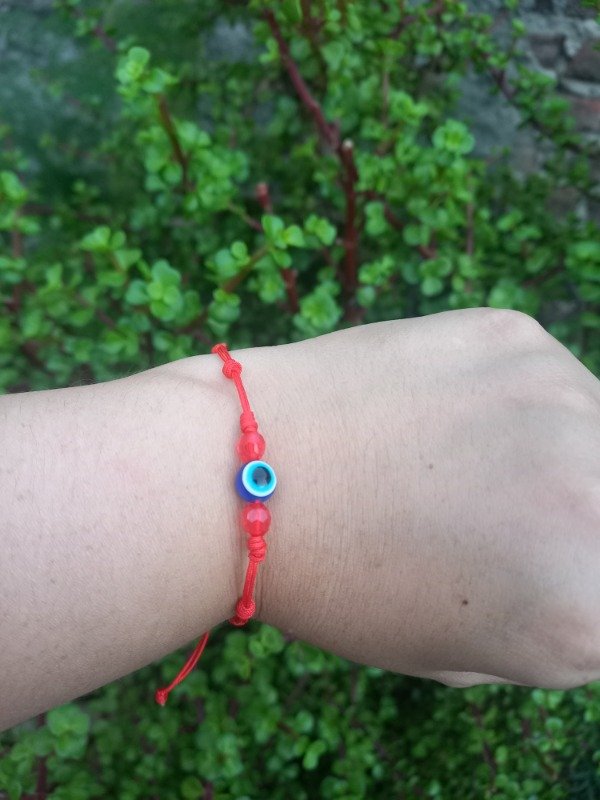 Producto - Pulsera Amuleto 7 Nudos y Ojo Turco