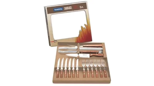 Producto - POLYWOOD JGO.ASADO 15 PZAS TRAMONTINA