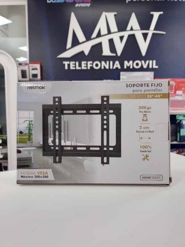 Producto - Soporte LED/LCD 23"- 42" Fijo Netmak NM-ST03