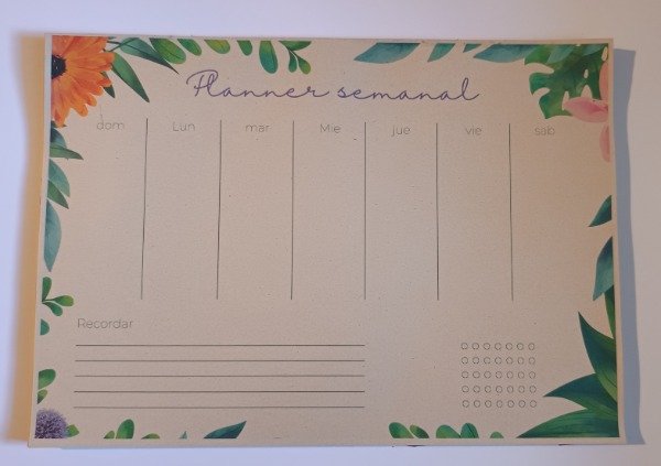 Producto - Planner semanal