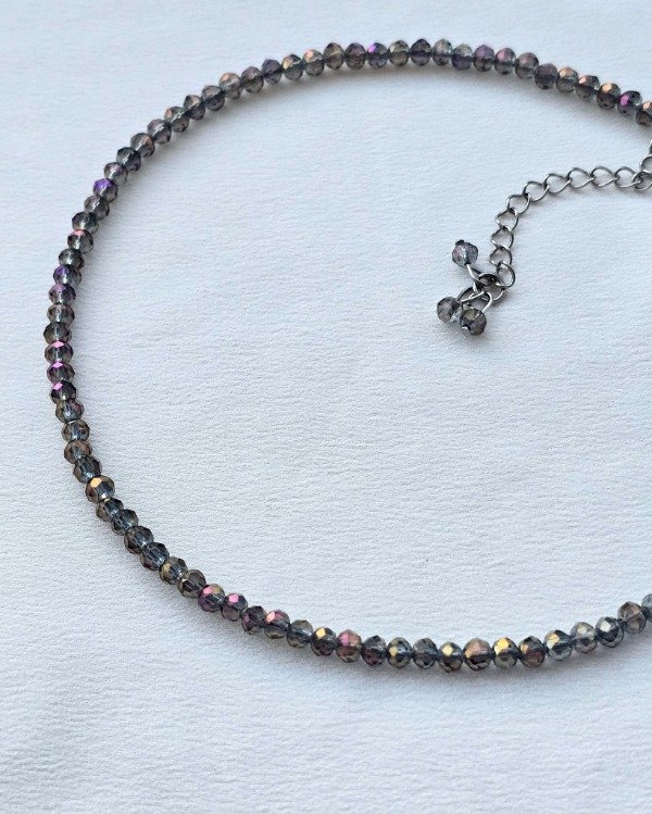 Producto - Gargantilla Amanda gris tornasol