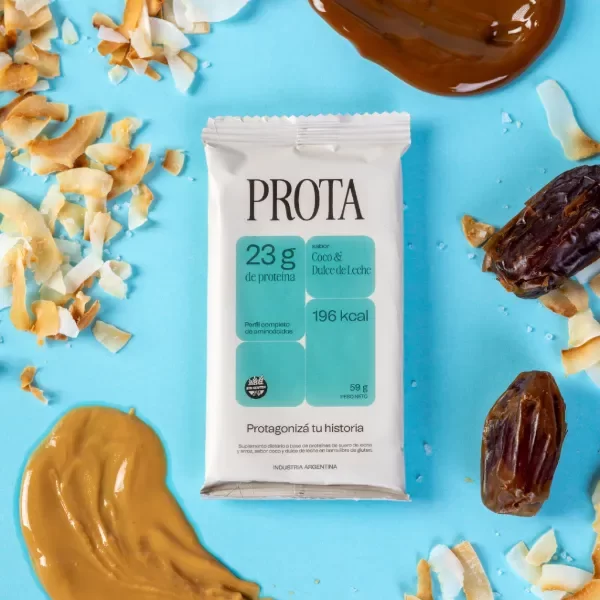 Producto - Barra Prota Coco y Dulce de Leche x 12uni