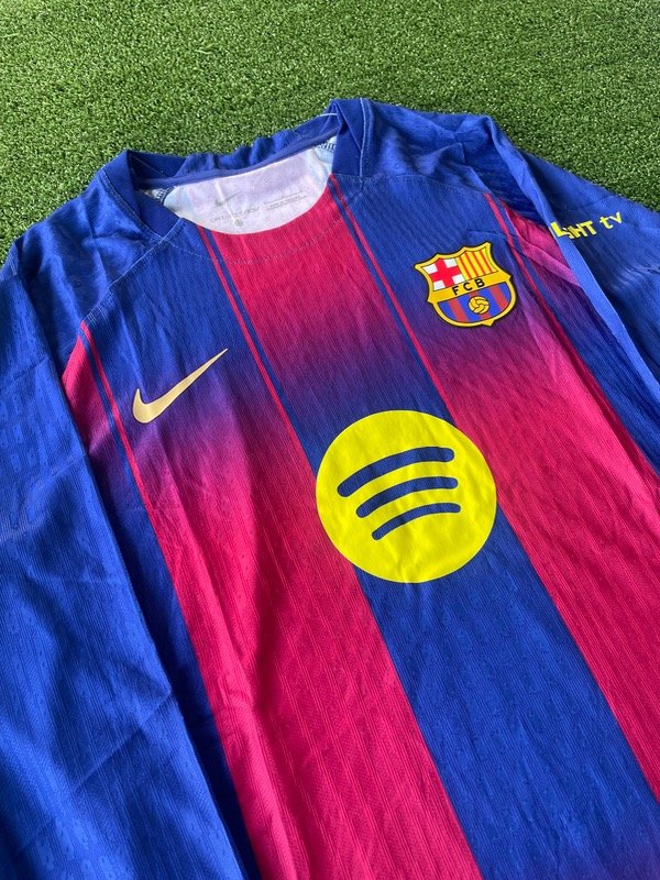 Producto - Barcelona Local 25/26 Versión Jugador Manga Larga