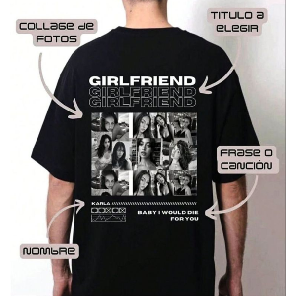 Producto - Remera GIRLFRIEND Y BOYFRIEND x2