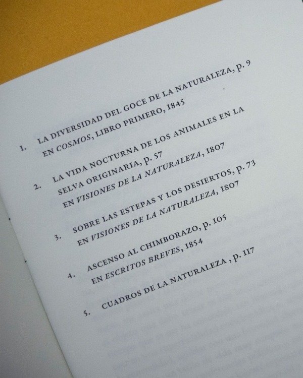Producto - POR UNA VISIÓN DEL TODO NATURAL - A. VON HUMBOLDT - BUCH WALD EDITORIAL - 2