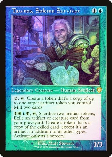 Producto - Tawnos, Solemn Survivor (Retro Frame Foil)