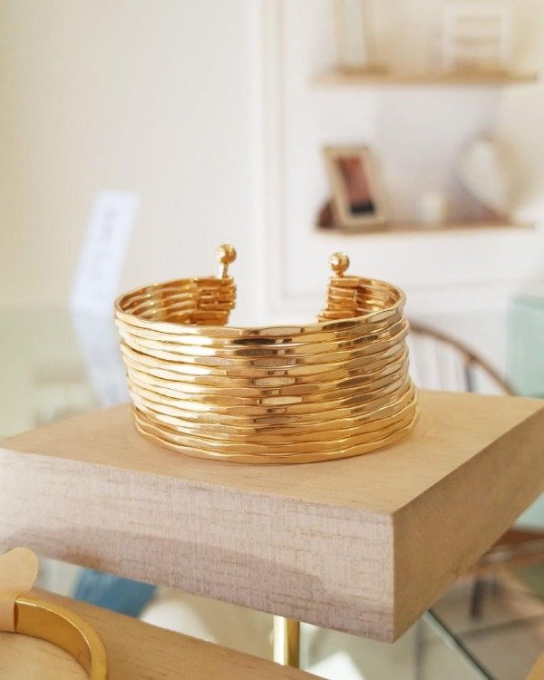 Producto - Pulsera Lina Acero dorado