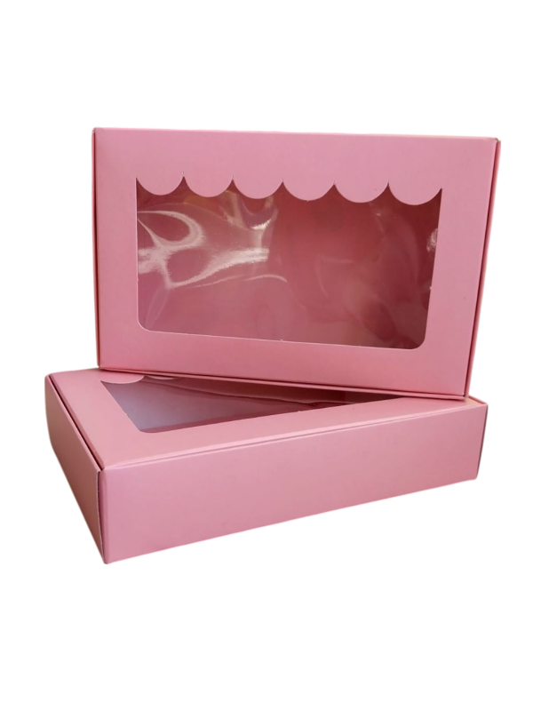 Producto - Caja rosa ondas xud. 18x11