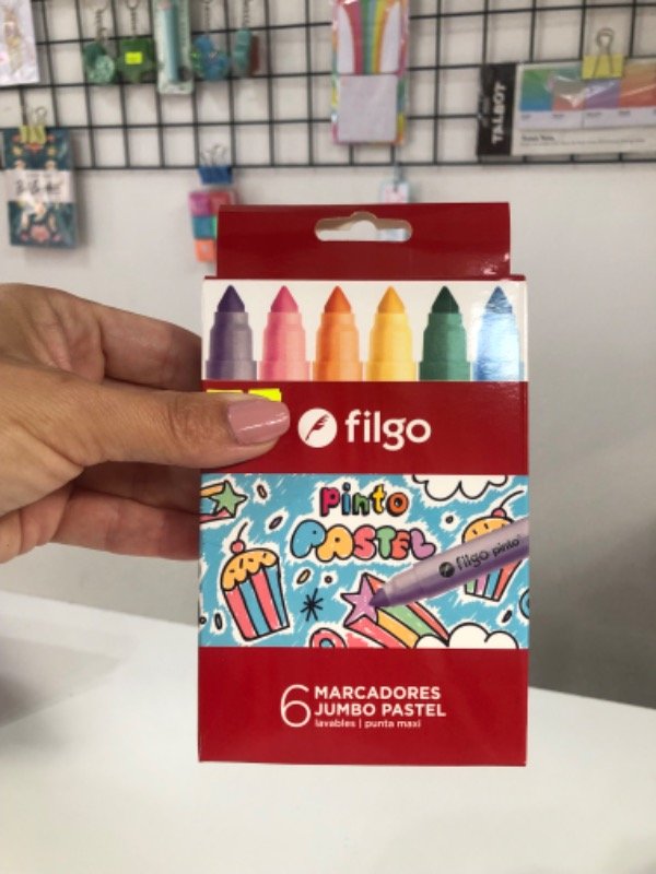 Producto - Marcadores Jumbo Filgo Pastel x6