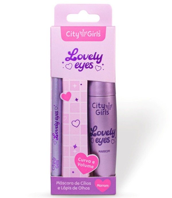 Producto - Mascara de pestañas y delineador en lápiz marrón - City Girl