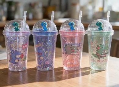 Producto - VASO DINO TRANS C/PELOTITASX-6