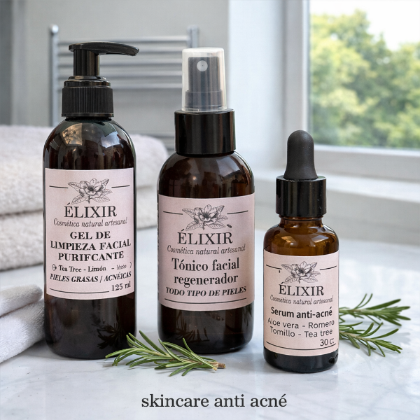 Producto - Skincare facial en 3 pasos / ANTI-ACNÉ