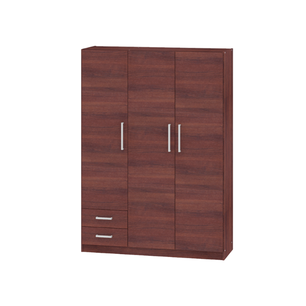Producto - Placard 3 Puertas De Abrir 2 Cajones 1,30mts
