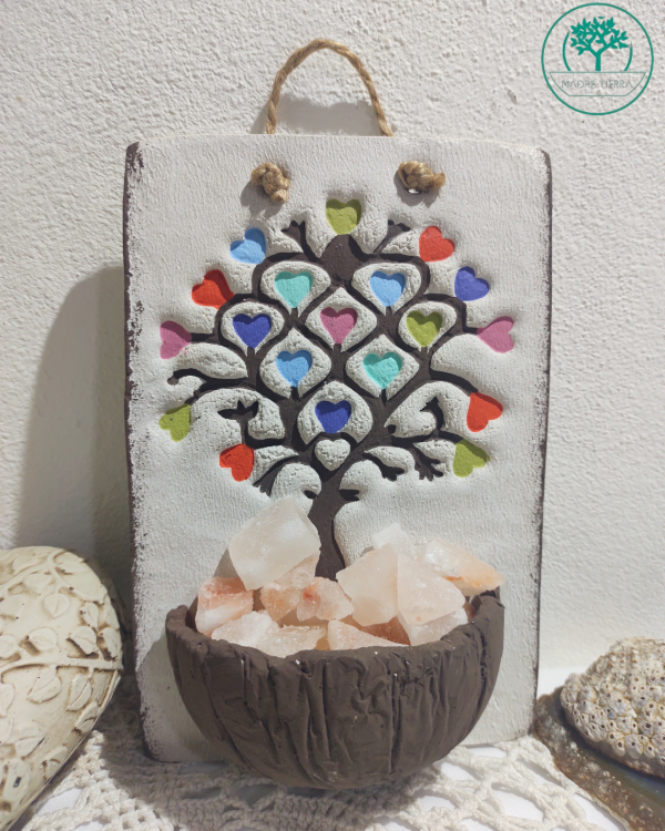 Producto - Lampara de sal Colgante Árbol de la Vida