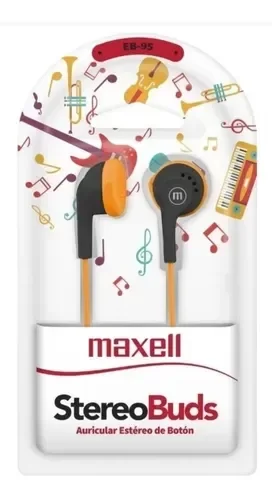 Producto - M. Libres Maxell 3.5 Stereo Buds C/ Mic