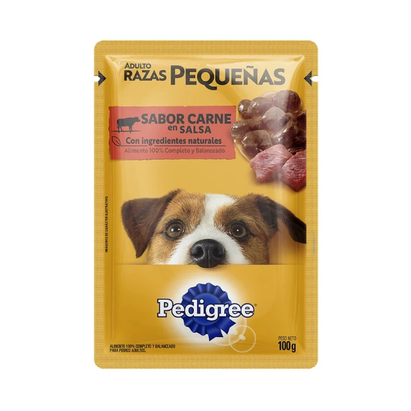 Producto - PEDIGREE POUCH AD. Peq Carne 12u x 85g
