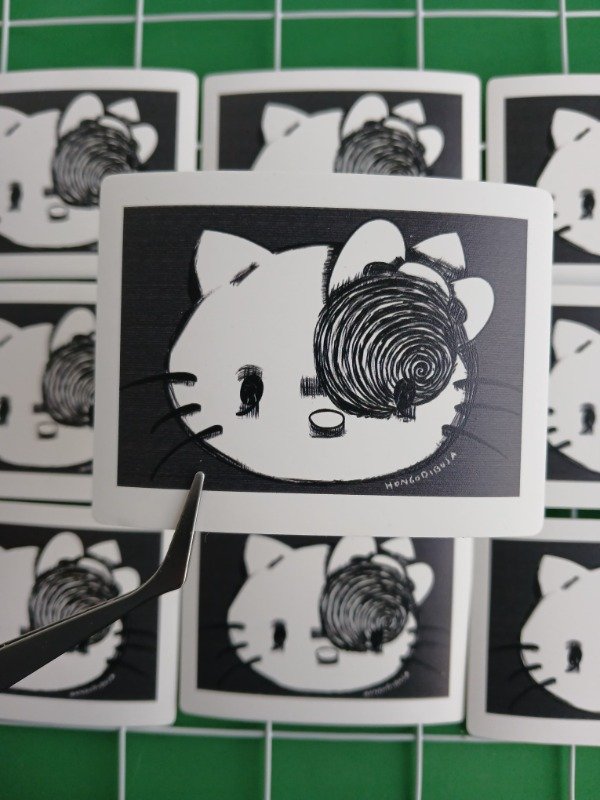Producto - Sticker Kitty Uzumaki