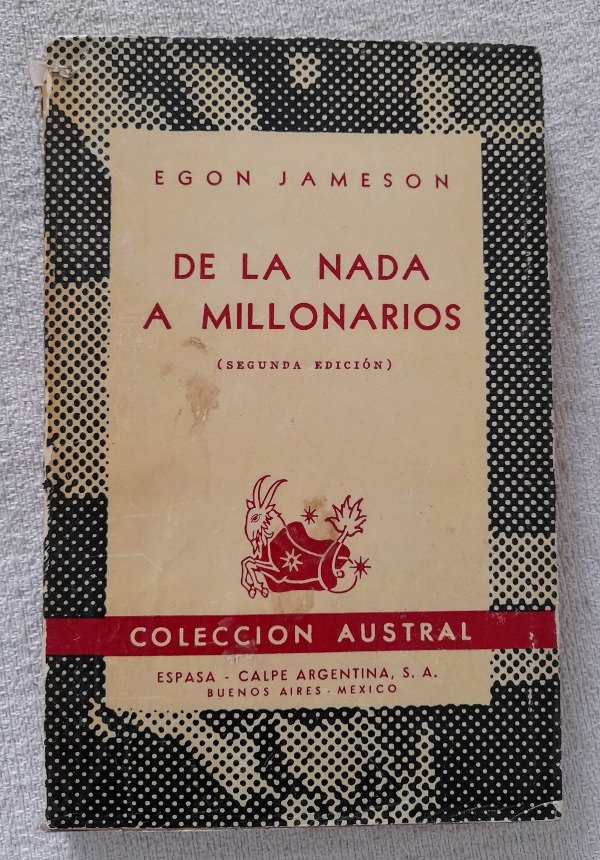 Producto - De La Nada A Millonarios - Egon Jameson - Austral #93