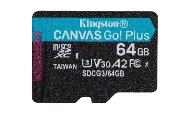 Producto - Microsd Kingston Canvas Go Plus 64gb 200mbs 4k Celular Drone