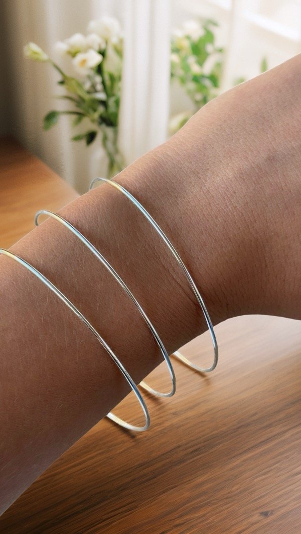Producto - Pulseras Pack x3 ACERO BLANCO PA73