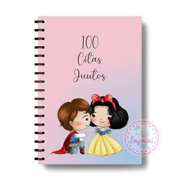 Producto - Kit Imprimible 100 Citas Juntos Disney Fotolibro Diario Agenda Journal Recuerdos