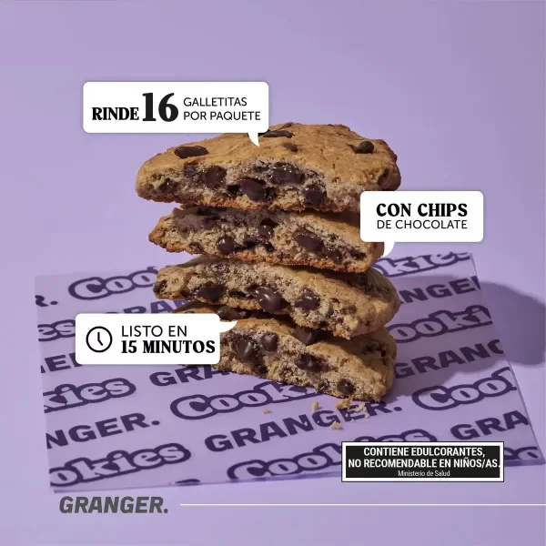Producto - Cookies Proteincas GRANGER - 3