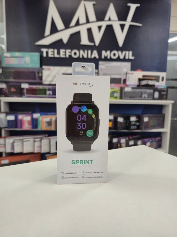 Producto - Smartwatch Full Touch AMOLED Netmak NM-SPRINT