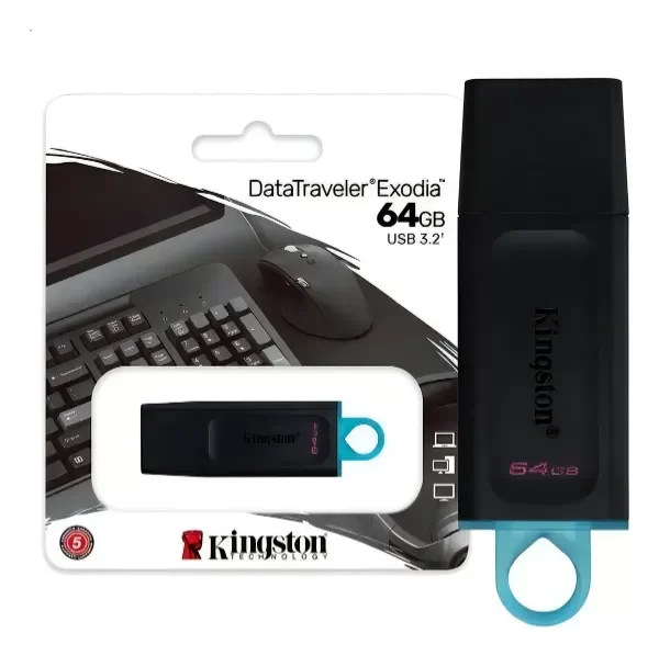 Producto - PENDRIVE KINGSTON DATA TRAVELER EXODIA  64GB USB 3.2