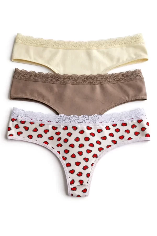 Producto - Pack de culotteles puntilla