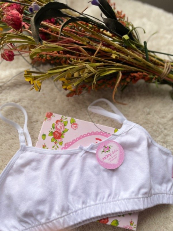 Producto - Corpiño Deportivo Blanco Talle 14-16 años