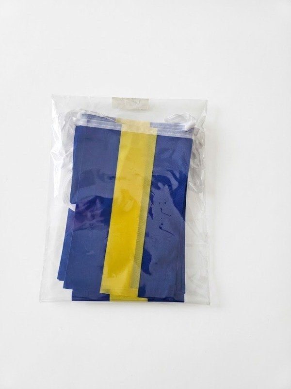 Producto - Guirnalda de Banderines Bandera Boca Juniors Tela Poliéster - 3