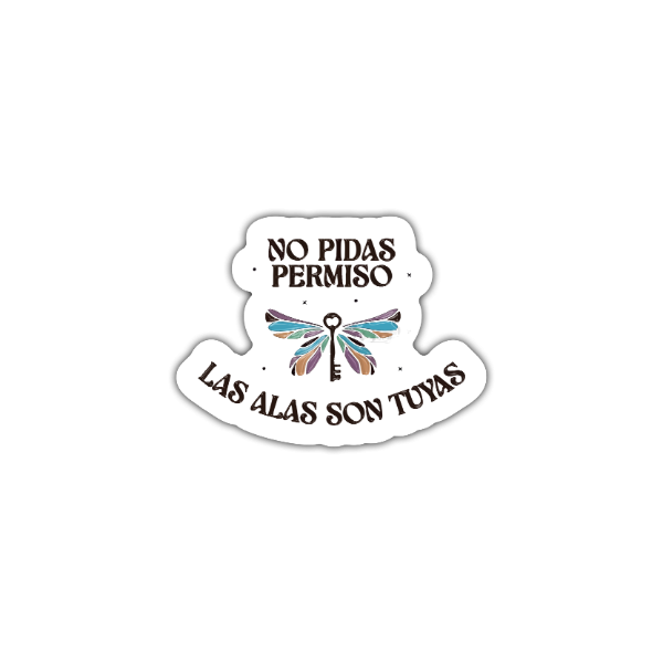 Producto - Las alas son TUYAS - Vinilo Blanco + Laca